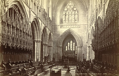 Chester Cathedral, Choir seen from West