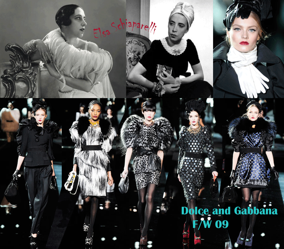 Dolce & Gabbana F/W 09 collage