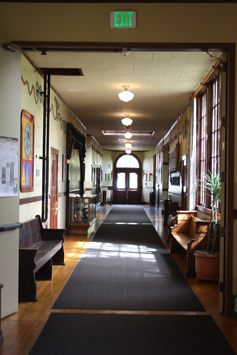 Hallway at McMenamins Kennedy School Hotel