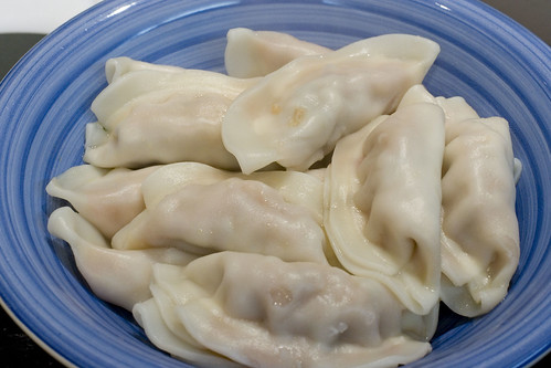 Pork and Cabbage Dumplings with XO Sauce
