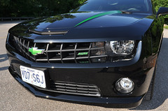 Black 2010 Camaro Gets Some Synergy Green Color • <a style="font-size:0.8em;" href="http://www.flickr.com/photos/85572005@N00/4645363112/" target="_blank">View on Flickr</a>
