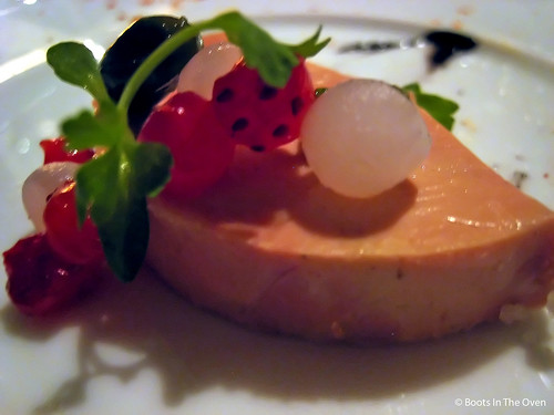 Strawberries and Turnips on Foie Gras