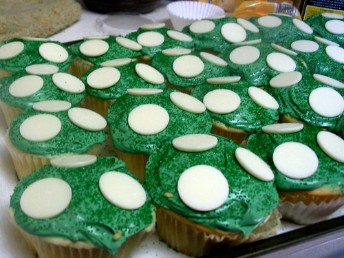 Field of 1up cupcakes!