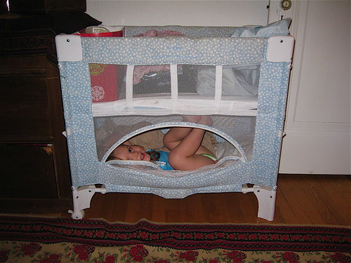 her "bunk bed"