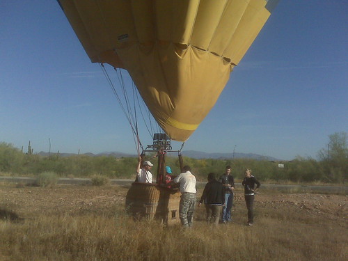 Just Landed in a Hot Air Balloon