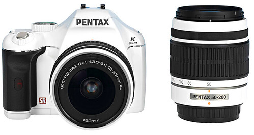 Reflex Pentax K2000 White 1