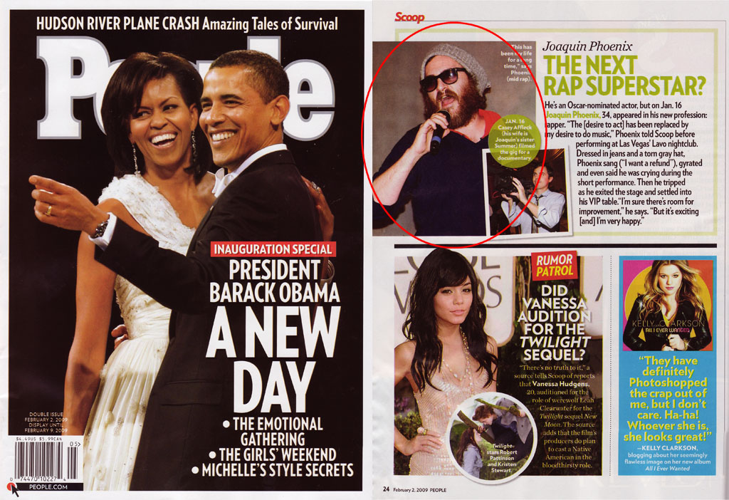 Joaquin Phoenix, Superstar gone RAP?!! « Life | Friends | Photo ...