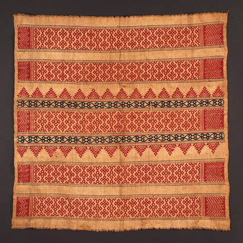//Tampan//, Paminggir people. Sumatra 19th century, 70 x 70 cm. From the library of Darwin Sjamsudin, Jakarta. Photograph by D Dunlop.