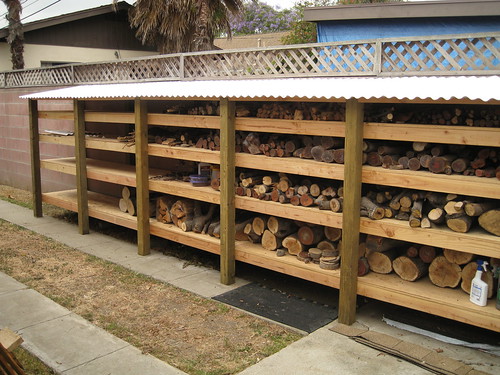log racks finished