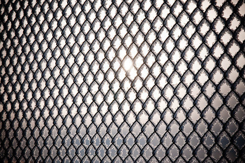 patterned fence