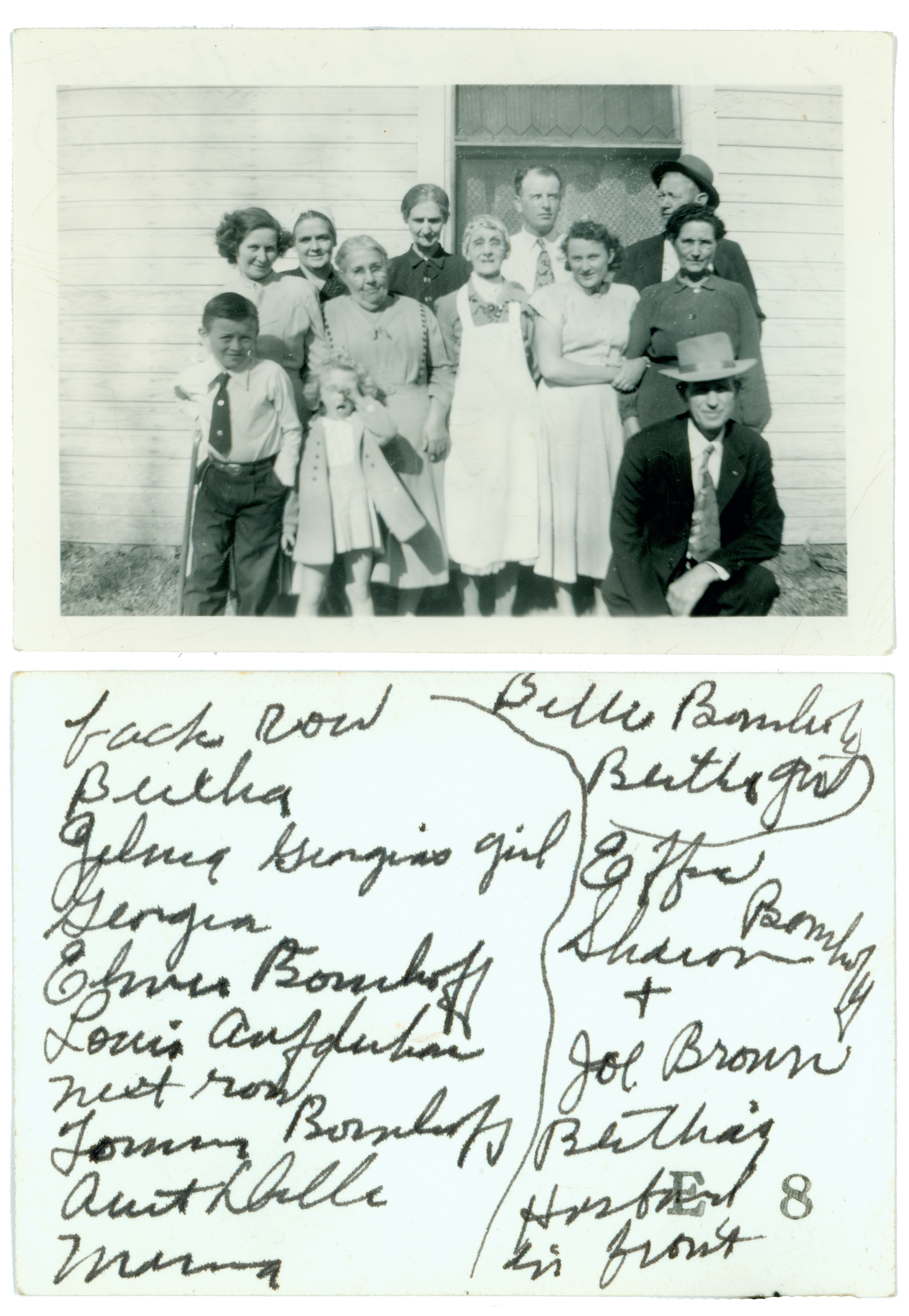 Family group with reverse