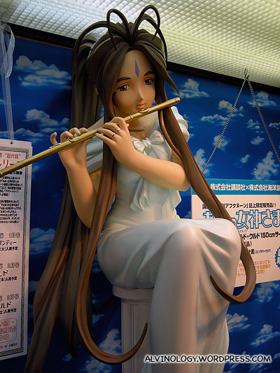 Giant Belldandy figurine, a character from the manga, Ah! My Goddess! ((ああっ女神さまっ)