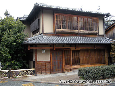 There were also lots of old houses like this in Kyoto