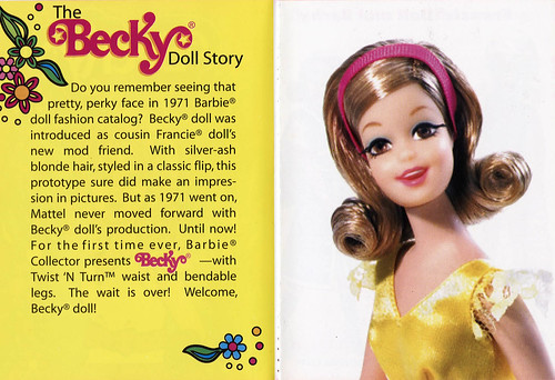 BARBIE MOST MOD PARTY BECKY DOLL BOX ONLY 