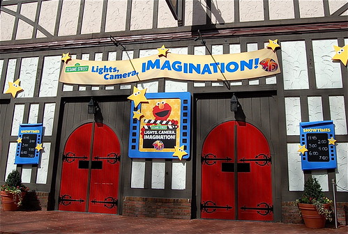 entrance to the 4-D movie