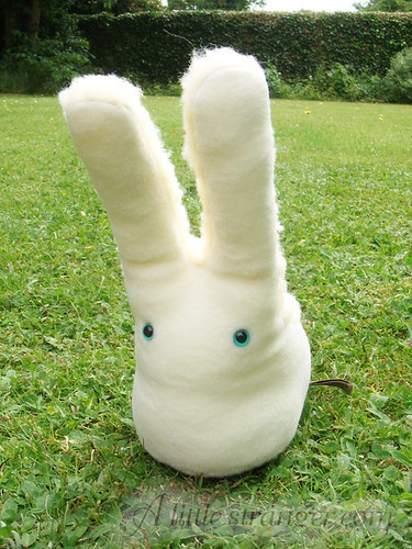 Cream Ghost Bunny-Slug