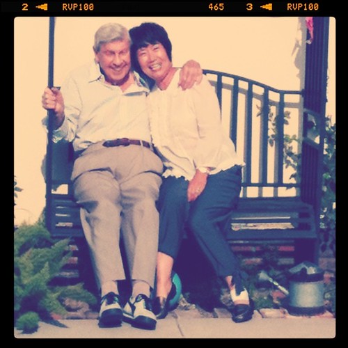 Grandpa and Masumi on his 90th