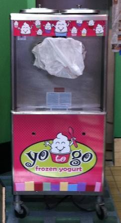 custom yogurt machine decals 12-Point Signworks Franklin TN