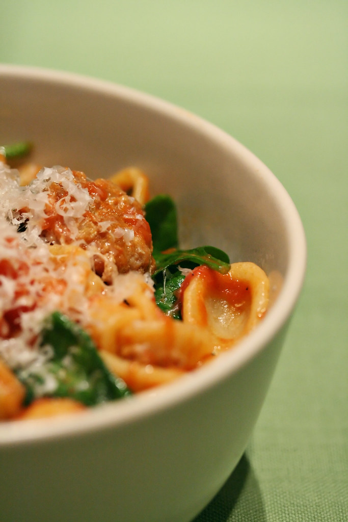 Sausage-and-Spinach Pasta