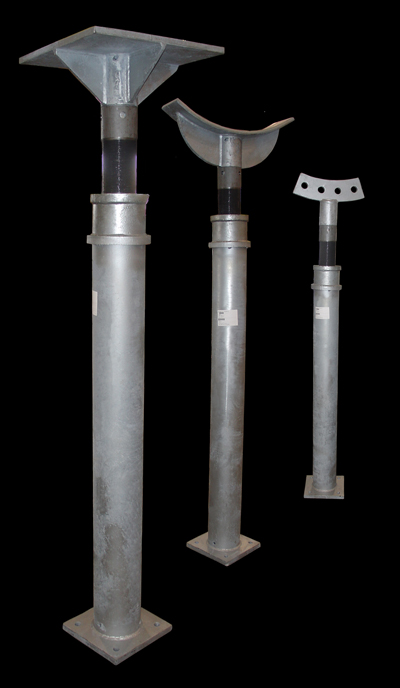 Adjustable Pipe Stands to Support Ductile Iron Pipe