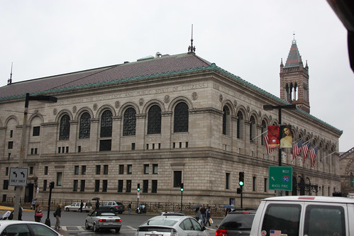 Boston Library - First Public Library in the USA