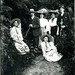 Muriel White, John A White, Lucy White, Rebecca White, Arthur White, Ellen (Nelly) White (sitting), 1912