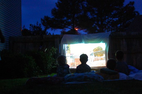 outdoor movie night
