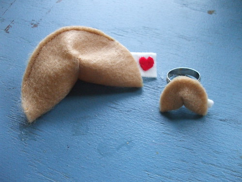 heartfelt fortune cookies + rings for Valentine's Day!