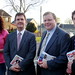 Jeffrey Donaldson (DUP) and team canvassing in Lagan Valley
