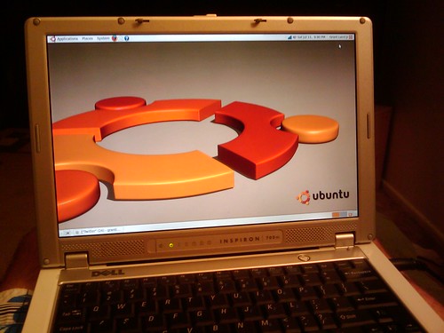 Ubuntu 9.04 on my laptop