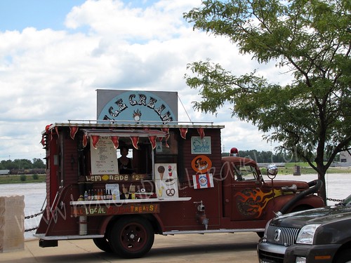 Ice Cream truck at Gateway Arch Riverfront, St. Louis, Missouri