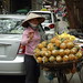 Pineapple saleslady