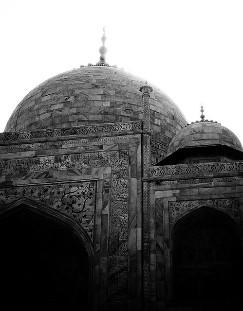 Taj MAhal Detail, Agra, India.