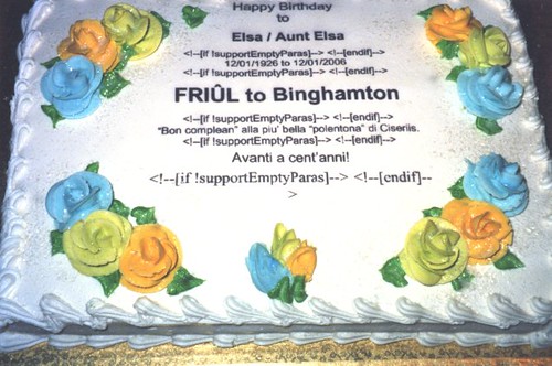 E-Mail Cake | Friul to Binghamton [PIC]