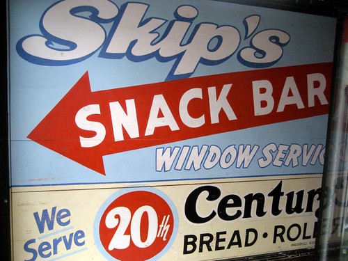 Skip's Snack Bar Sign