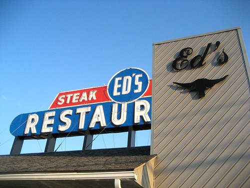Ed's Outside Sign