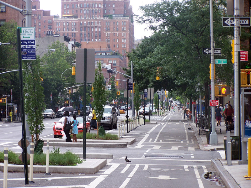 Complete street in New York City (Image credit: Flickr)