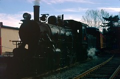 Arcade and Attica Railroad Steam Locomotive in 1981