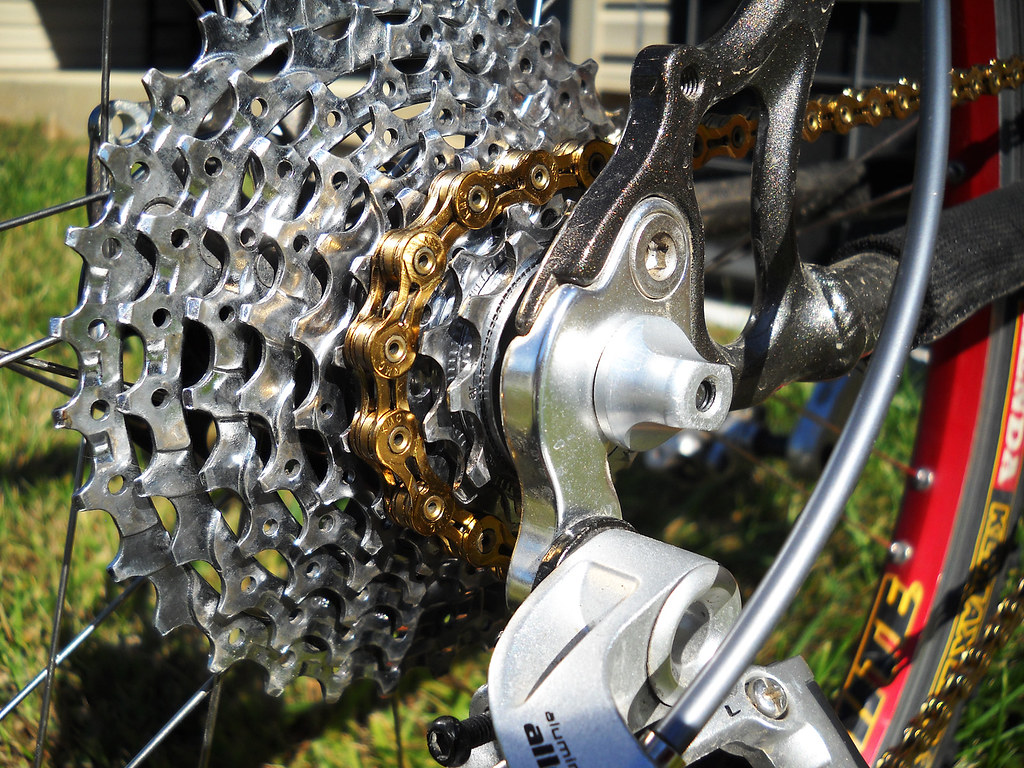 gold chain bike