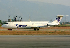 Ryanair Rombac 1-11 561RC EI-BSS PMI 24/07/1988