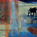 ELEPHANT CARAVAN _ 40 x 90 cm _ mixed media on canvas (Sold)