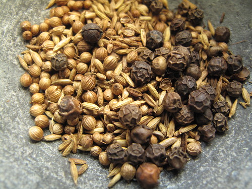 Whole dry-roasted spices