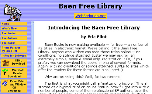 baen free library