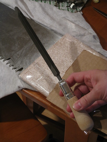8-inch triangular saw file