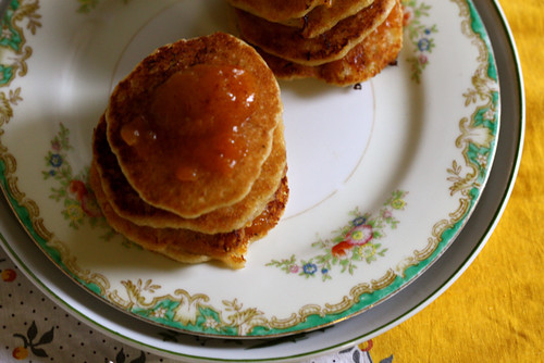 Vegan Jam Swirled Pancakes