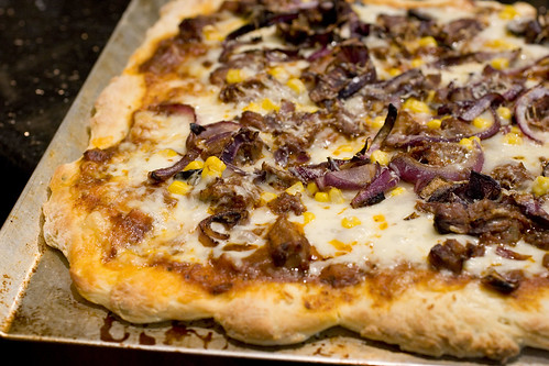 Cooked Lamb Pizza