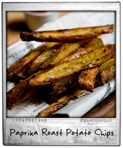 Homemade Paprika Roast Potato Chips