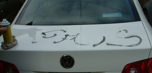 Graffiti car