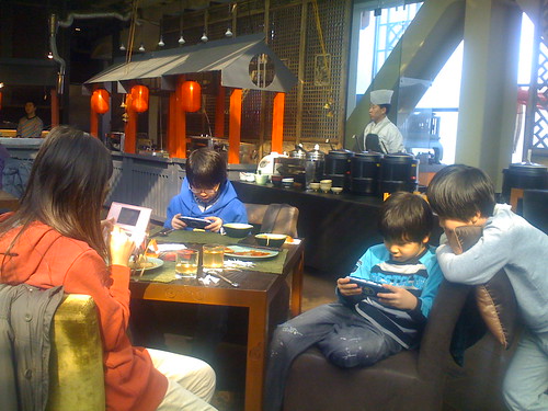 Korean Kids at Lunch