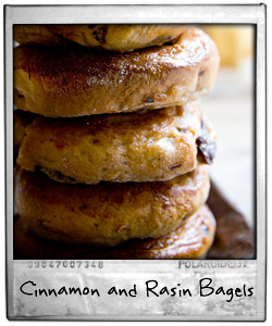 Cinnamon and Rasin Breakfast Bagels